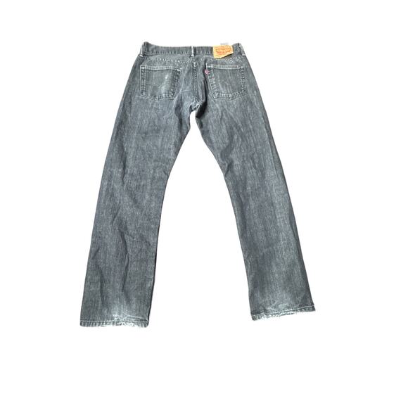 Levi’s 514 Men’s 33x32 Straight Fit Jeans Gray Faded 100% Cotton - Picture 2 of 7